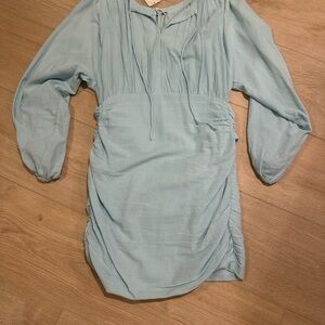 Free People Light Blue Mini Dress